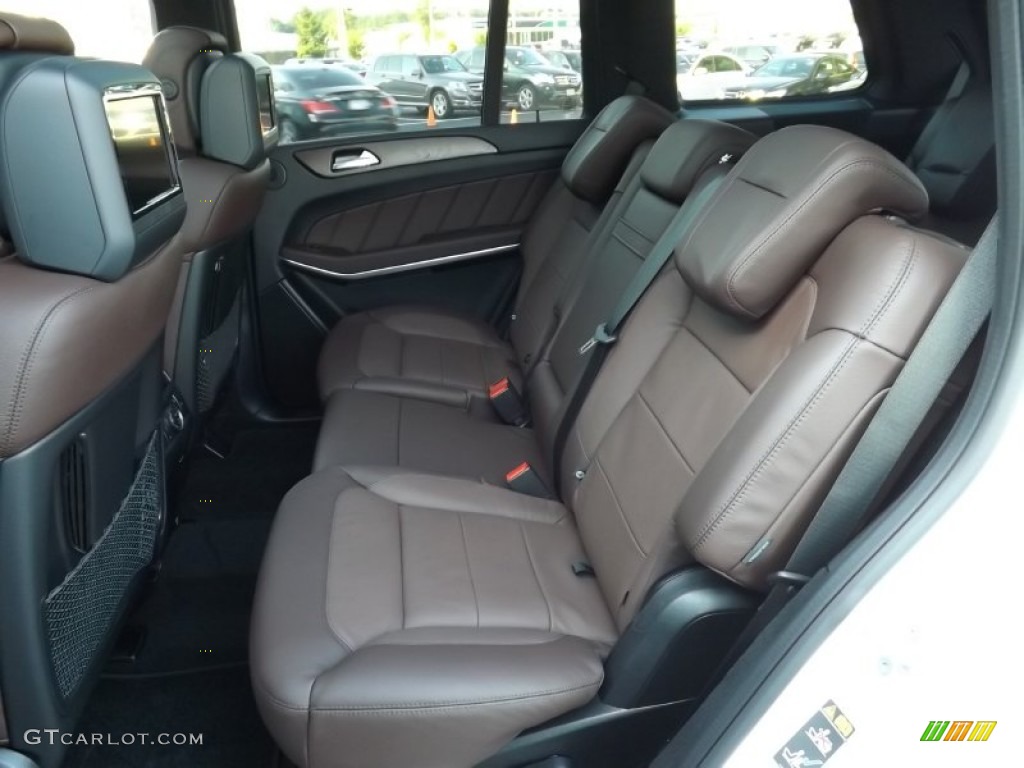 Auburn Brown/Black Interior 2015 Mercedes-Benz GL 550 4Matic Photo #96559895