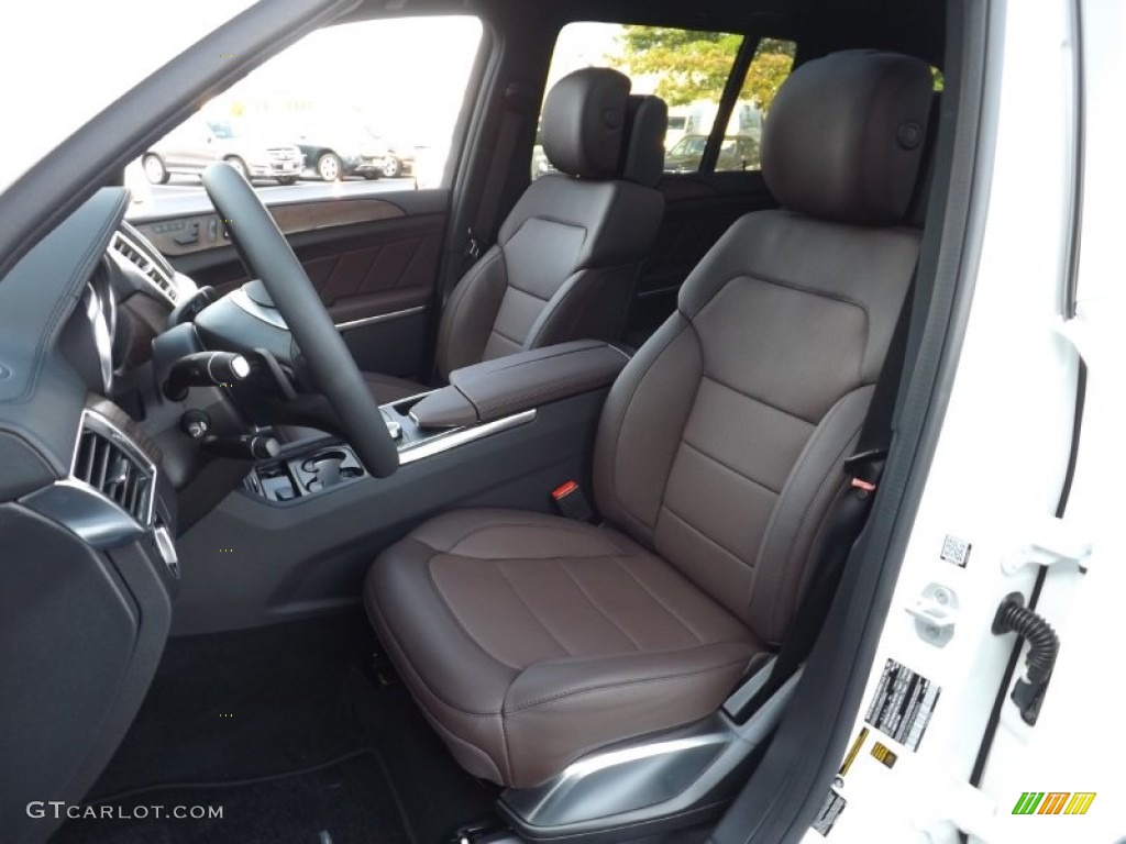 Auburn Brown/Black Interior 2015 Mercedes-Benz GL 550 4Matic Photo #96560279