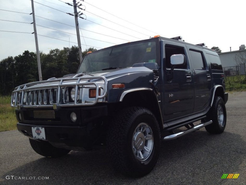 2005 H2 SUV - Stealth Gray Metallic / Ebony Black photo #1