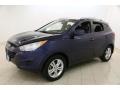 Iris Blue 2011 Hyundai Tucson GLS AWD Exterior
