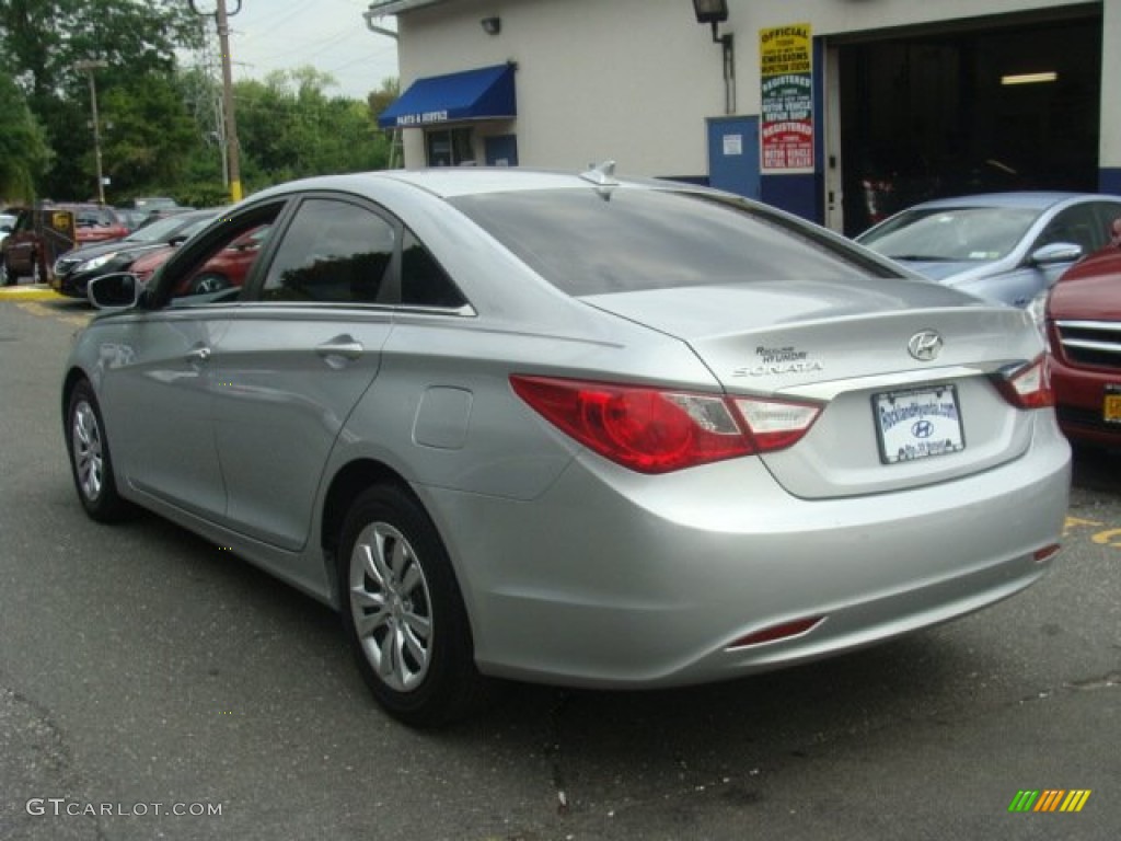 2011 Sonata GLS - Radiant Silver / Gray photo #6