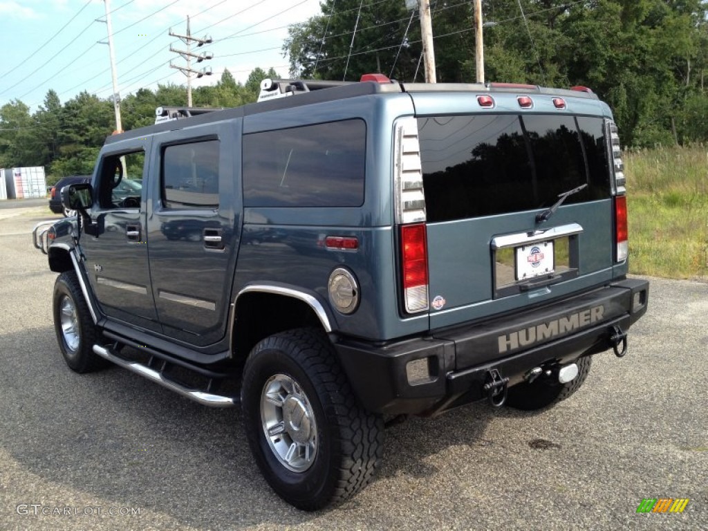2005 H2 SUV - Stealth Gray Metallic / Ebony Black photo #11