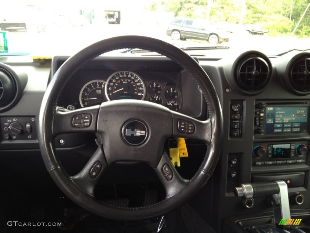 2005 H2 SUV - Stealth Gray Metallic / Ebony Black photo #13