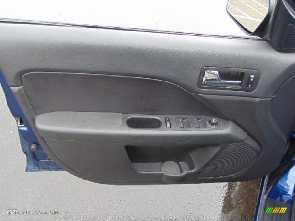 2007 Fusion SE V6 - Dark Blue Pearl Metallic / Charcoal Black photo #10