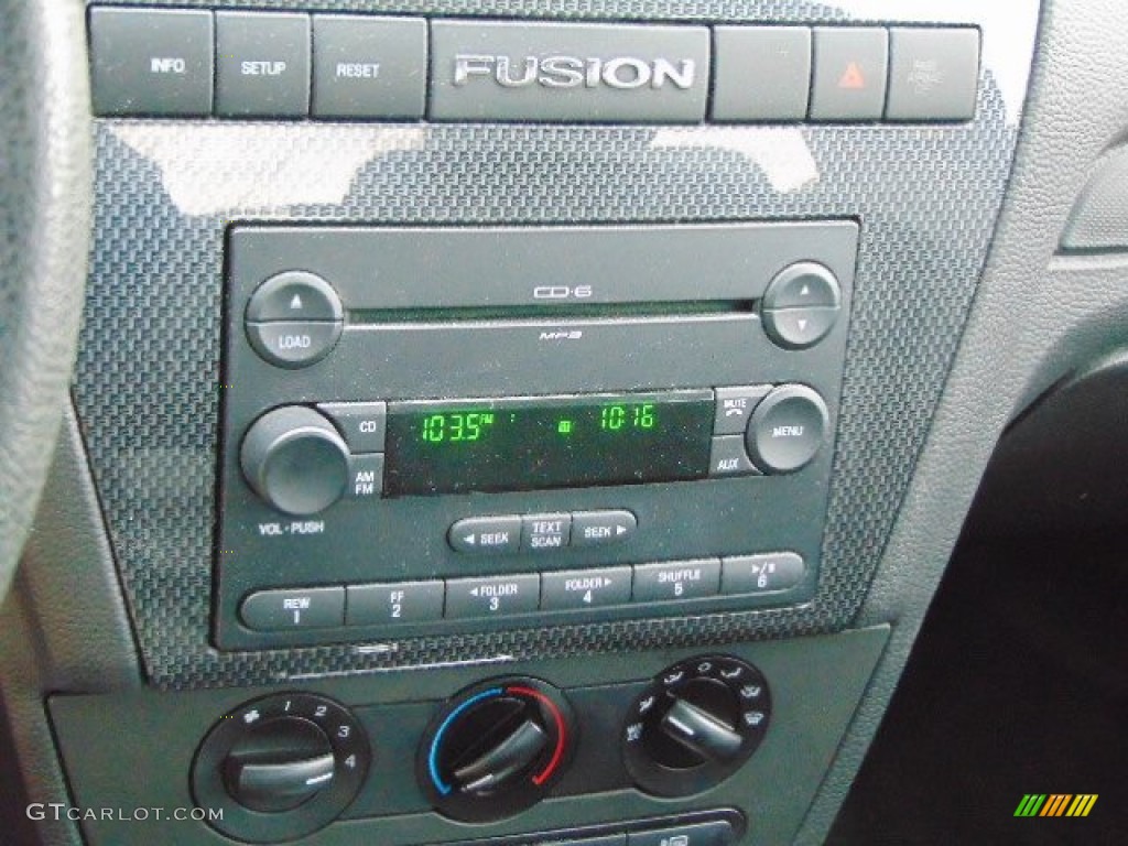 2007 Fusion SE V6 - Dark Blue Pearl Metallic / Charcoal Black photo #12