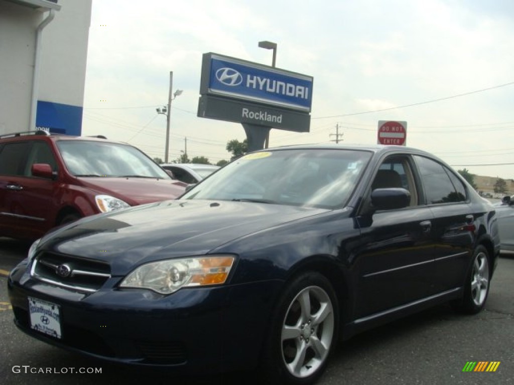 2007 Legacy 2.5i Sedan - Regal Blue Pearl / Ivory photo #1