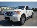 2012 Blizzard White Nissan Titan SL Crew Cab 4x4  photo #7