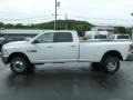 2014 Bright White Ram 3500 SLT Crew Cab 4x4 Dually  photo #2