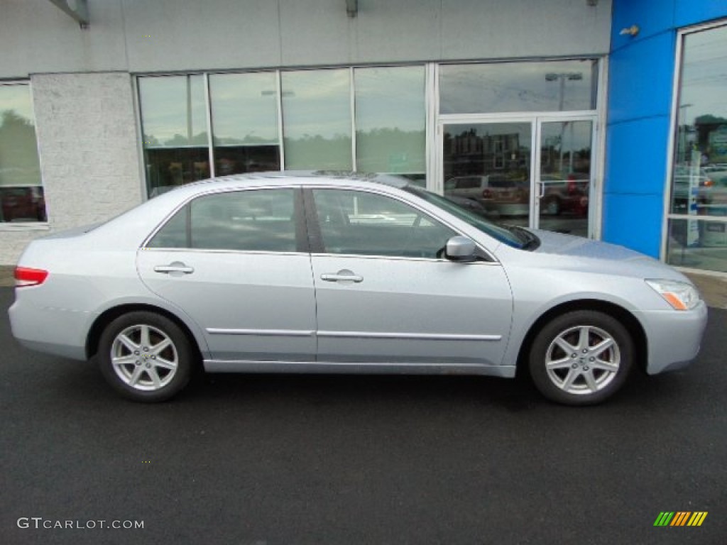 2003 Accord EX V6 Sedan - Satin Silver Metallic / Black photo #2