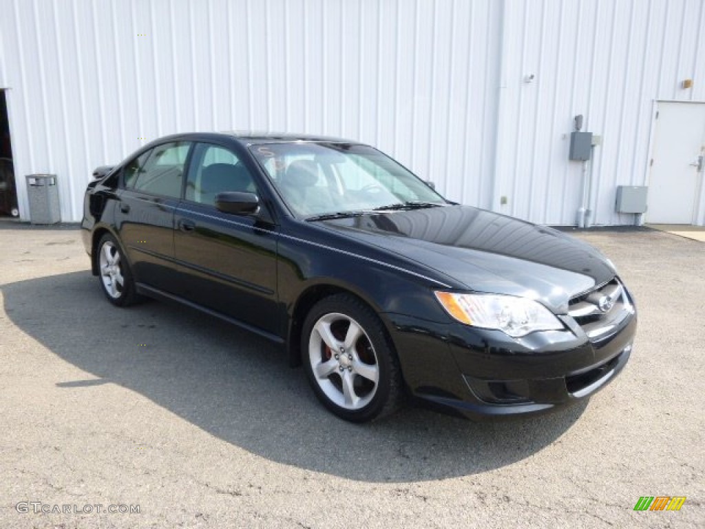 Obsidian Black Pearl 2008 Subaru Legacy 2.5i Sedan Exterior Photo #96567443