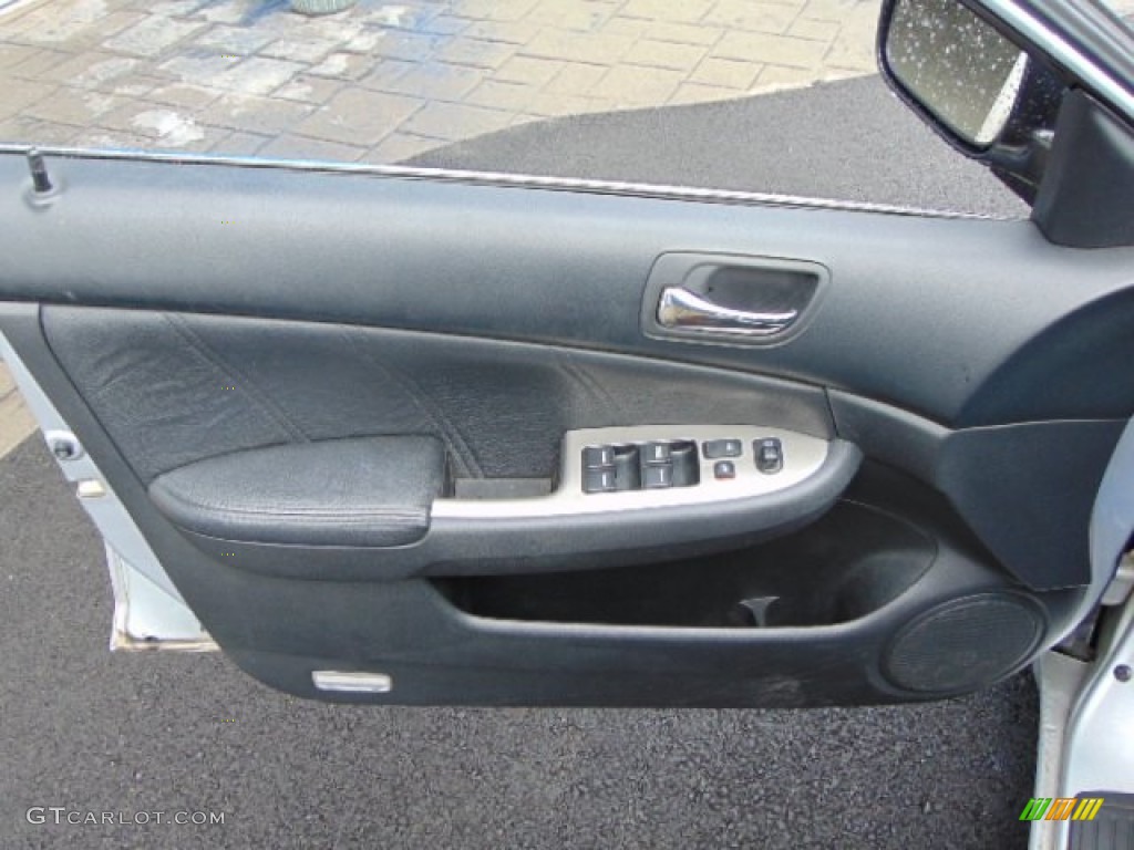 2003 Accord EX V6 Sedan - Satin Silver Metallic / Black photo #10
