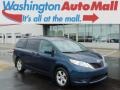 2011 South Pacific Blue Pearl Toyota Sienna LE #96544588