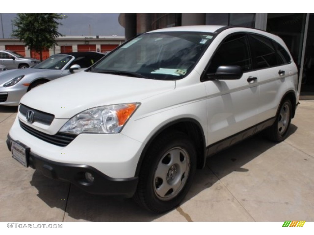 2007 CR-V LX - Taffeta White / Black photo #3