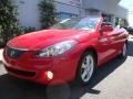 2006 Absolutely Red Toyota Solara SE V6 Convertible  photo #3