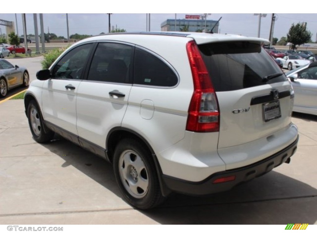 2007 CR-V LX - Taffeta White / Black photo #5