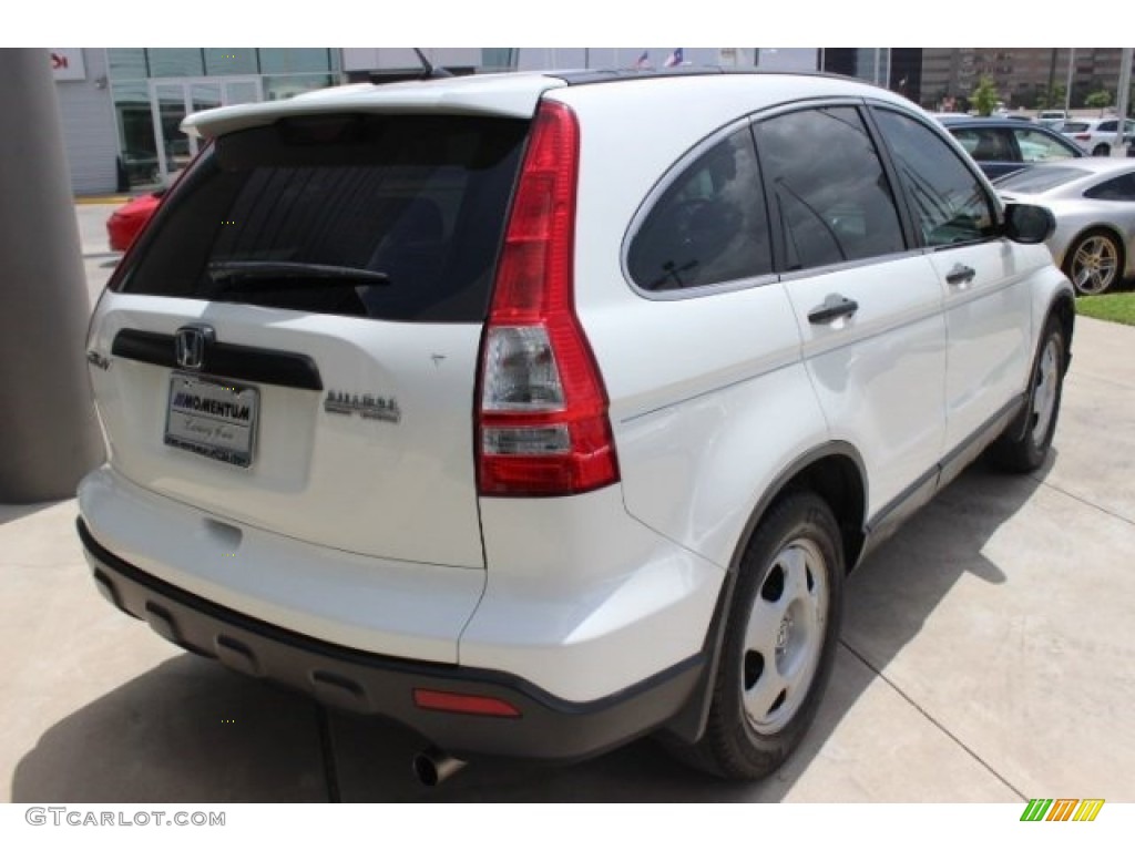 2007 CR-V LX - Taffeta White / Black photo #7