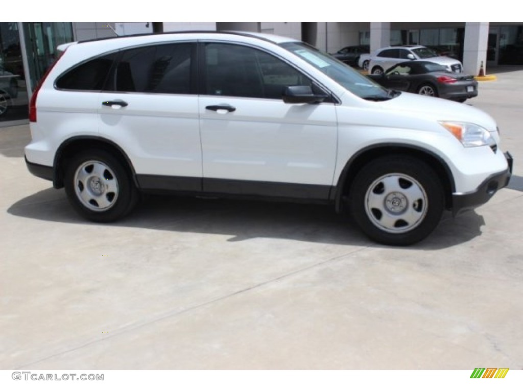 2007 CR-V LX - Taffeta White / Black photo #8
