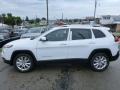 2015 Bright White Jeep Cherokee Limited 4x4  photo #2