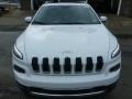 2015 Bright White Jeep Cherokee Limited 4x4  photo #8