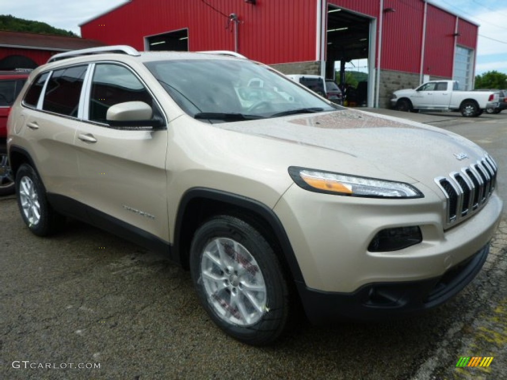 Cashmere Pearl 2015 Jeep Cherokee Latitude 4x4 Exterior Photo #96570431