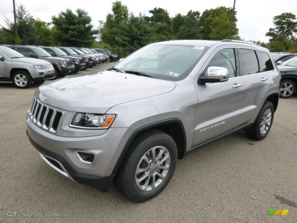 Billet Silver Metallic 2015 Jeep Grand Cherokee Limited 4x4 Exterior Photo #96570473