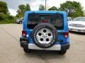 2015 Hydro Blue Pearl Jeep Wrangler Unlimited Sahara 4x4  photo #7