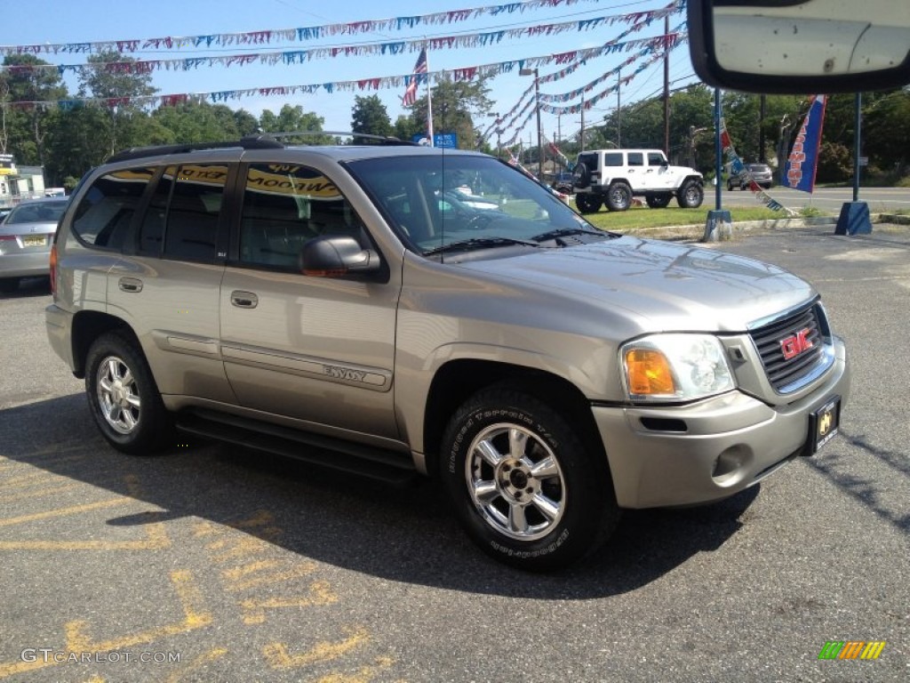 2003 Envoy SLT 4x4 - Pewter Metallic / Dark Pewter photo #5