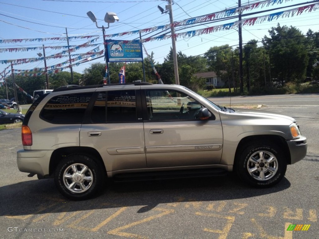 2003 Envoy SLT 4x4 - Pewter Metallic / Dark Pewter photo #8