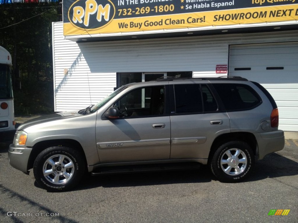 2003 Envoy SLT 4x4 - Pewter Metallic / Dark Pewter photo #21