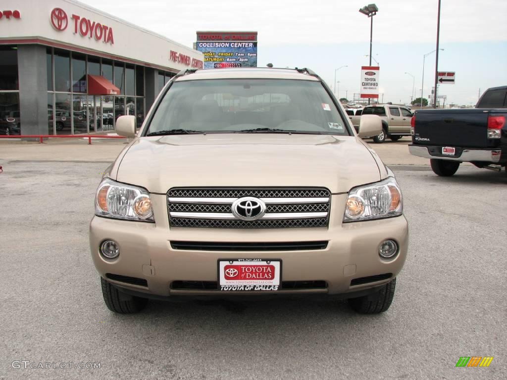 2006 Highlander Hybrid Limited 4WD - Sonora Gold Metallic / Ivory Beige photo #3