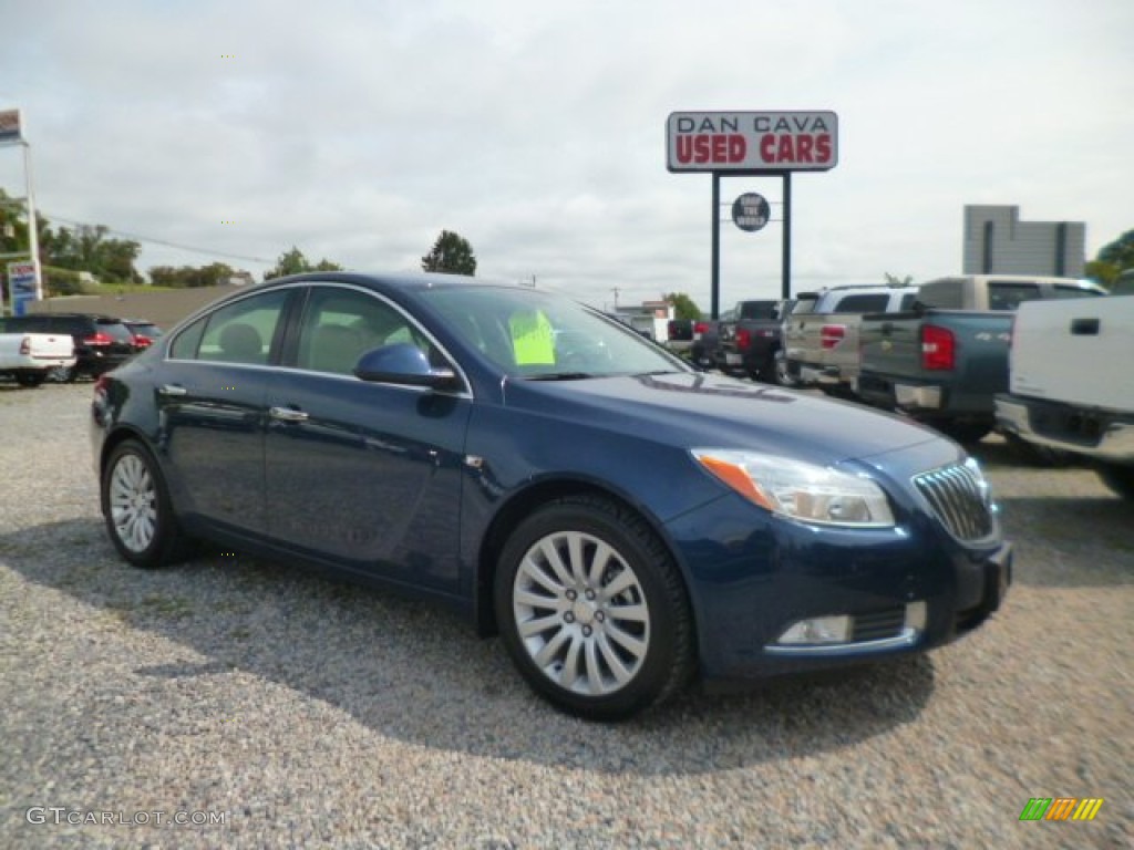 2011 Regal CXL - Majestic Blue Metallic / Cashmere photo #1
