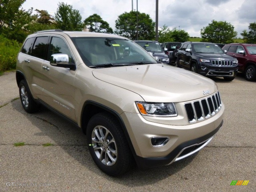 2015 Grand Cherokee Limited 4x4 - Cashmere Pearl / Black/Light Frost Beige photo #4