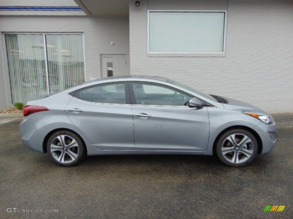 2015 Elantra Sport Sedan - Titanium Gray Metallic / Black photo #2