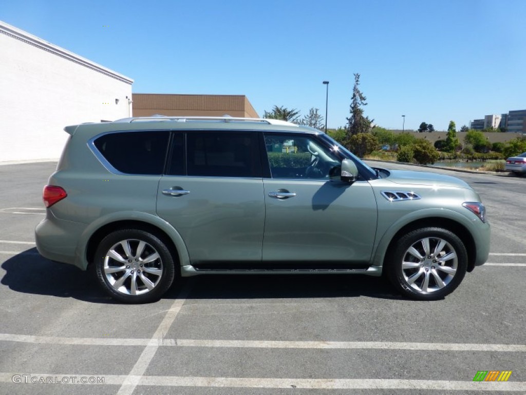 2011 QX 56 4WD - Mountain Sage / Graphite photo #2