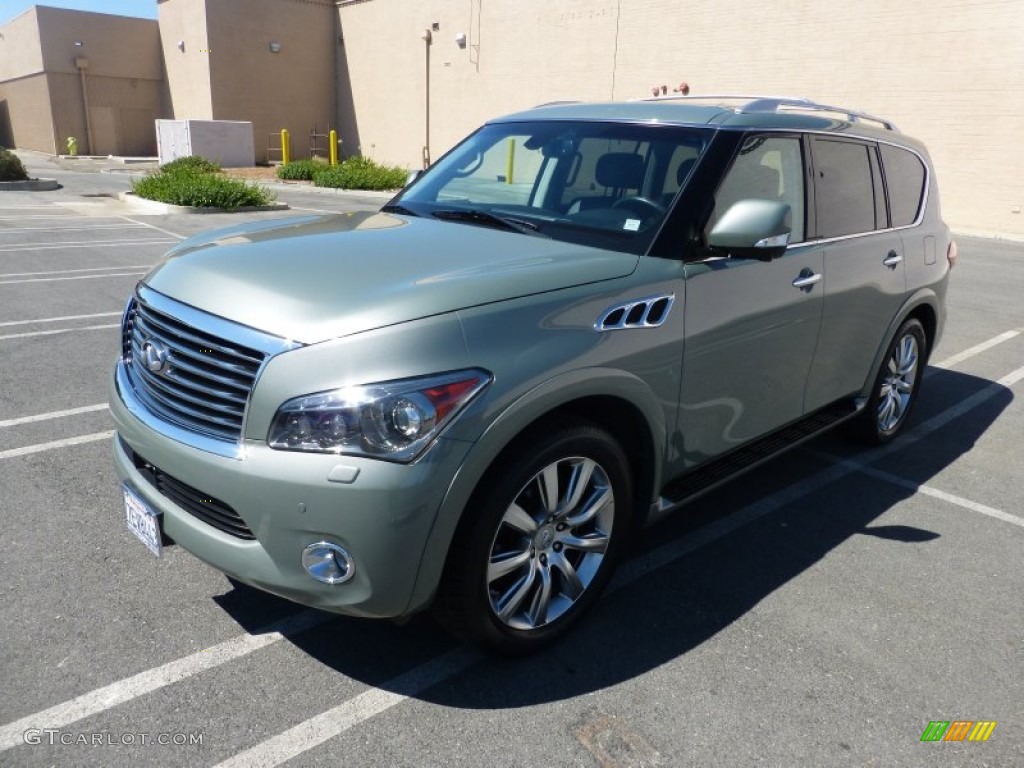 2011 QX 56 4WD - Mountain Sage / Graphite photo #10