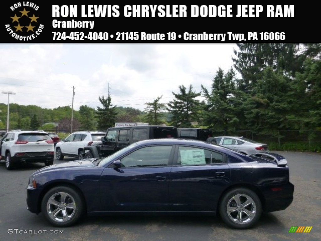 2014 Charger SE - Jazz Blue Pearl / Black photo #1