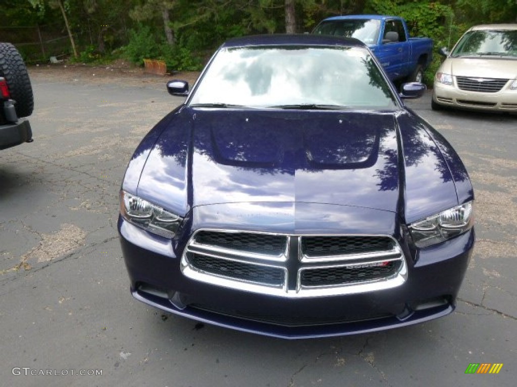 2014 Charger SE - Jazz Blue Pearl / Black photo #3