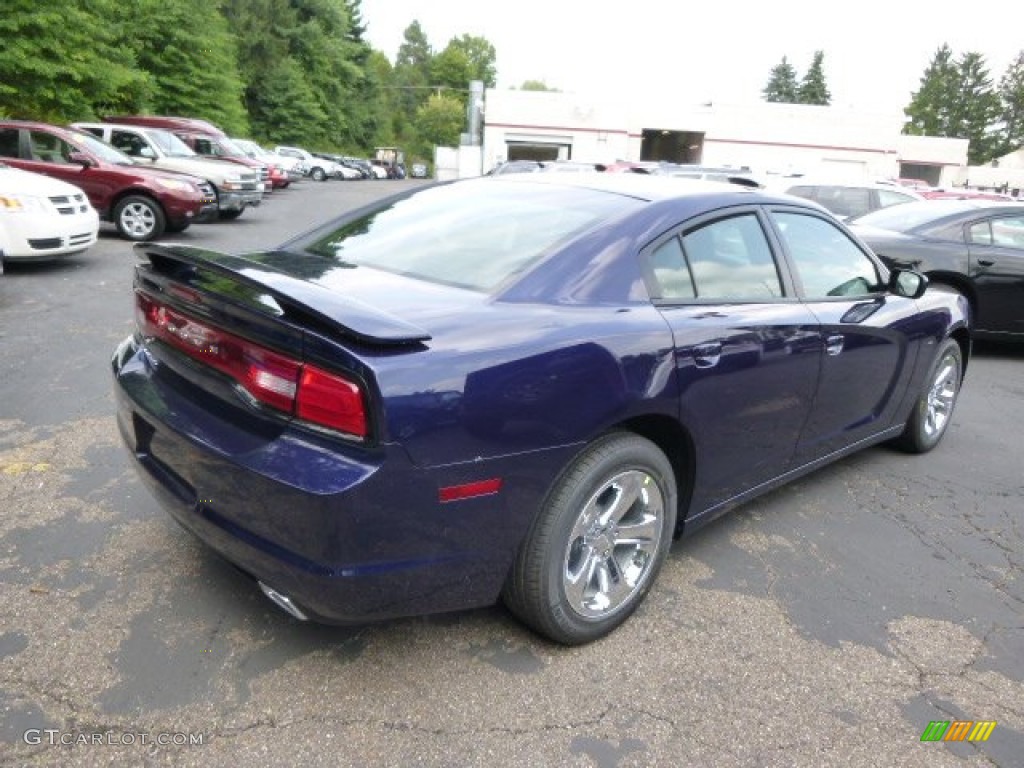 2014 Charger SE - Jazz Blue Pearl / Black photo #6