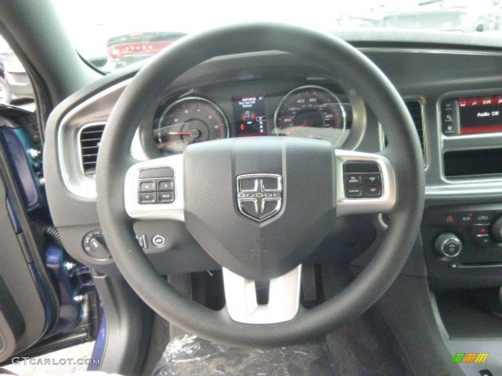 2014 Charger SE - Jazz Blue Pearl / Black photo #19