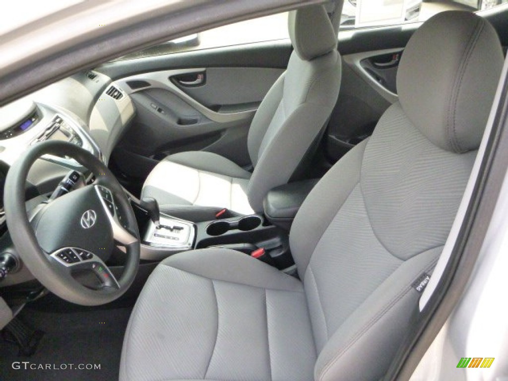 2012 Elantra GLS - Silver / Gray photo #15
