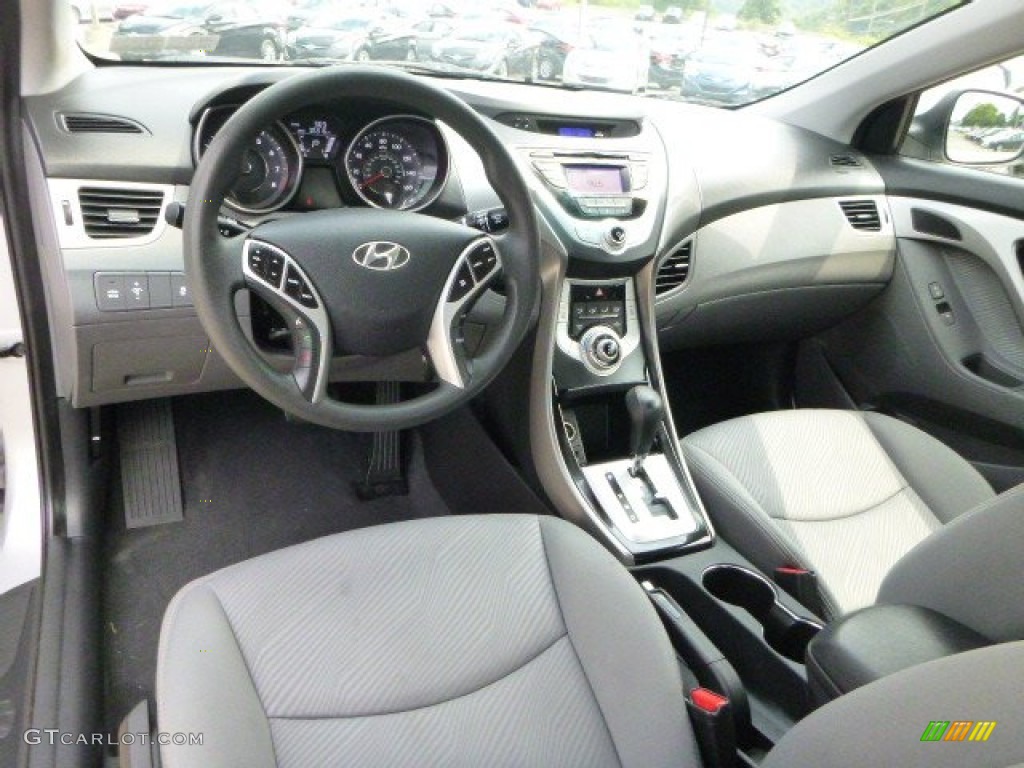 2012 Elantra GLS - Silver / Gray photo #17