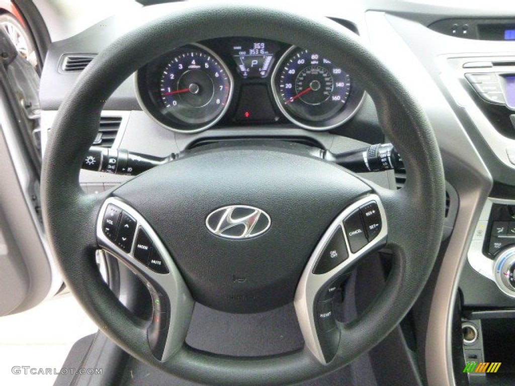 2012 Elantra GLS - Silver / Gray photo #22