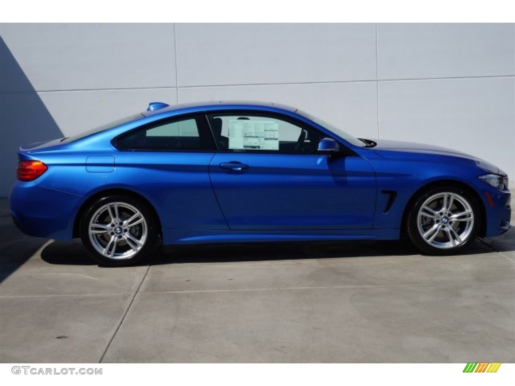 Estoril Blue Metallic 2015 BMW 4 Series 428i Coupe Exterior Photo #96579818