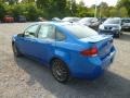 2011 Blue Flame Metallic Ford Focus SES Sedan  photo #9