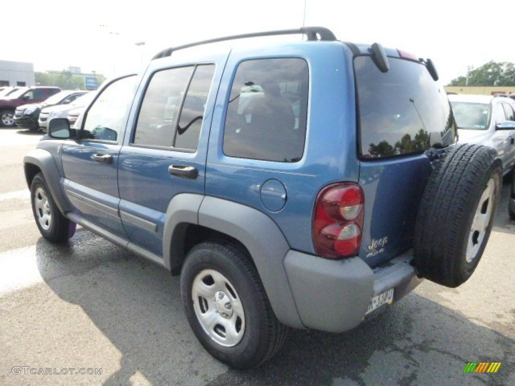 2006 Liberty Sport 4x4 - Atlantic Blue Pearl / Medium Slate Gray photo #2