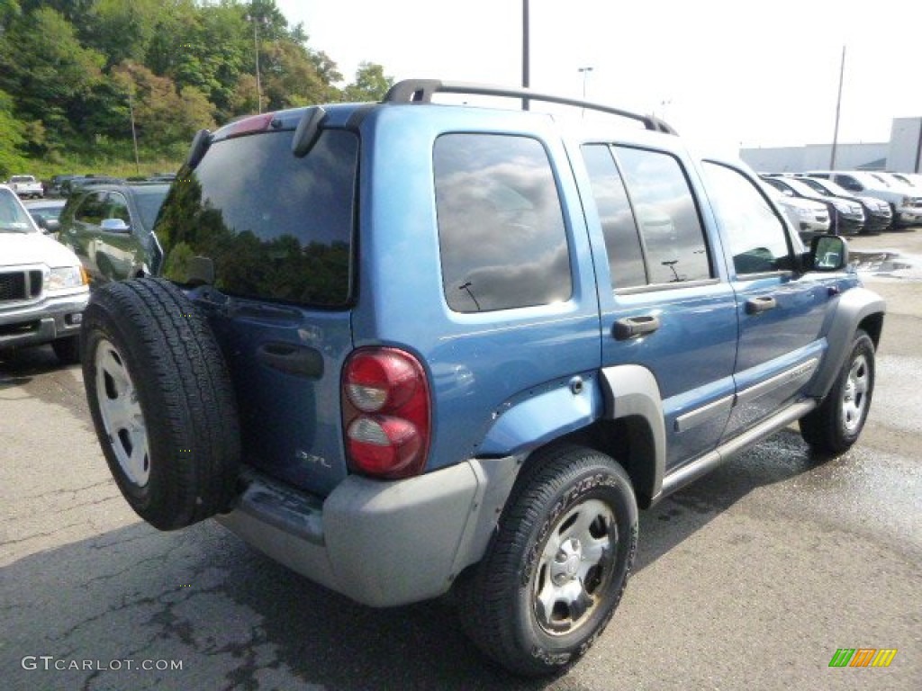 2006 Liberty Sport 4x4 - Atlantic Blue Pearl / Medium Slate Gray photo #3