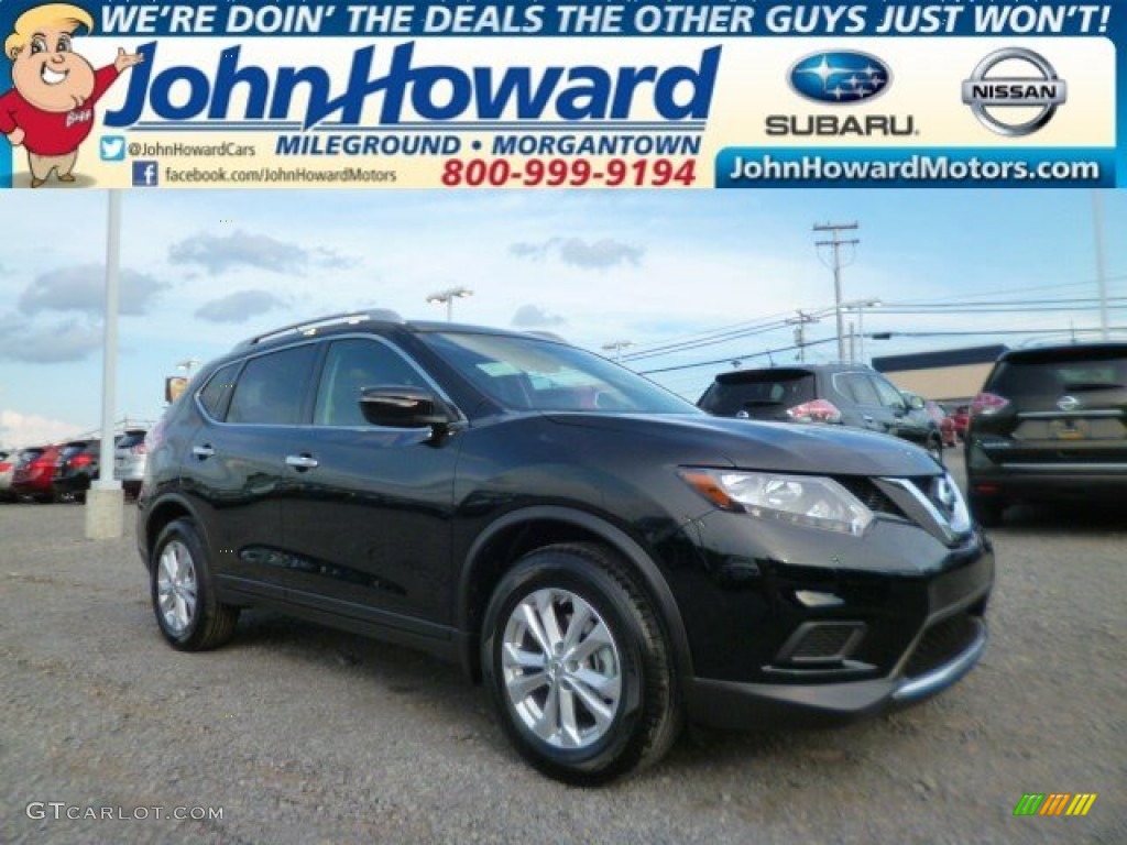 Super Black Nissan Rogue