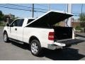 2007 White Sand Tri-Coat Ford F150 Lariat SuperCab 4x4  photo #7