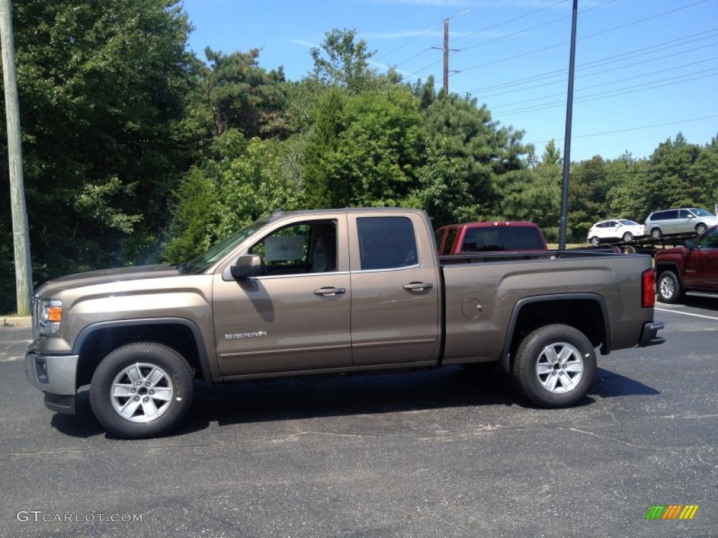 Bronze Alloy Metallic 2014 GMC Sierra 1500 SLE Double Cab Exterior Photo #96585152