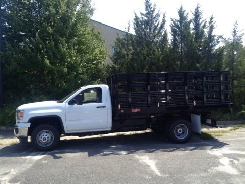 2015 GMC Sierra 3500HD Work Truck Regular Cab Stake Truck Data, Info and Specs